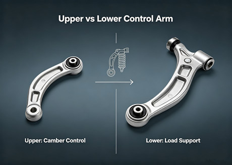 Braço de controle superior vs braço de controle inferior: qual é a diferença?