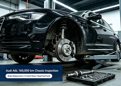 Reparo de ruído anormal para Audi A6L
